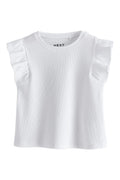 Camiseta Blanca con vuelos