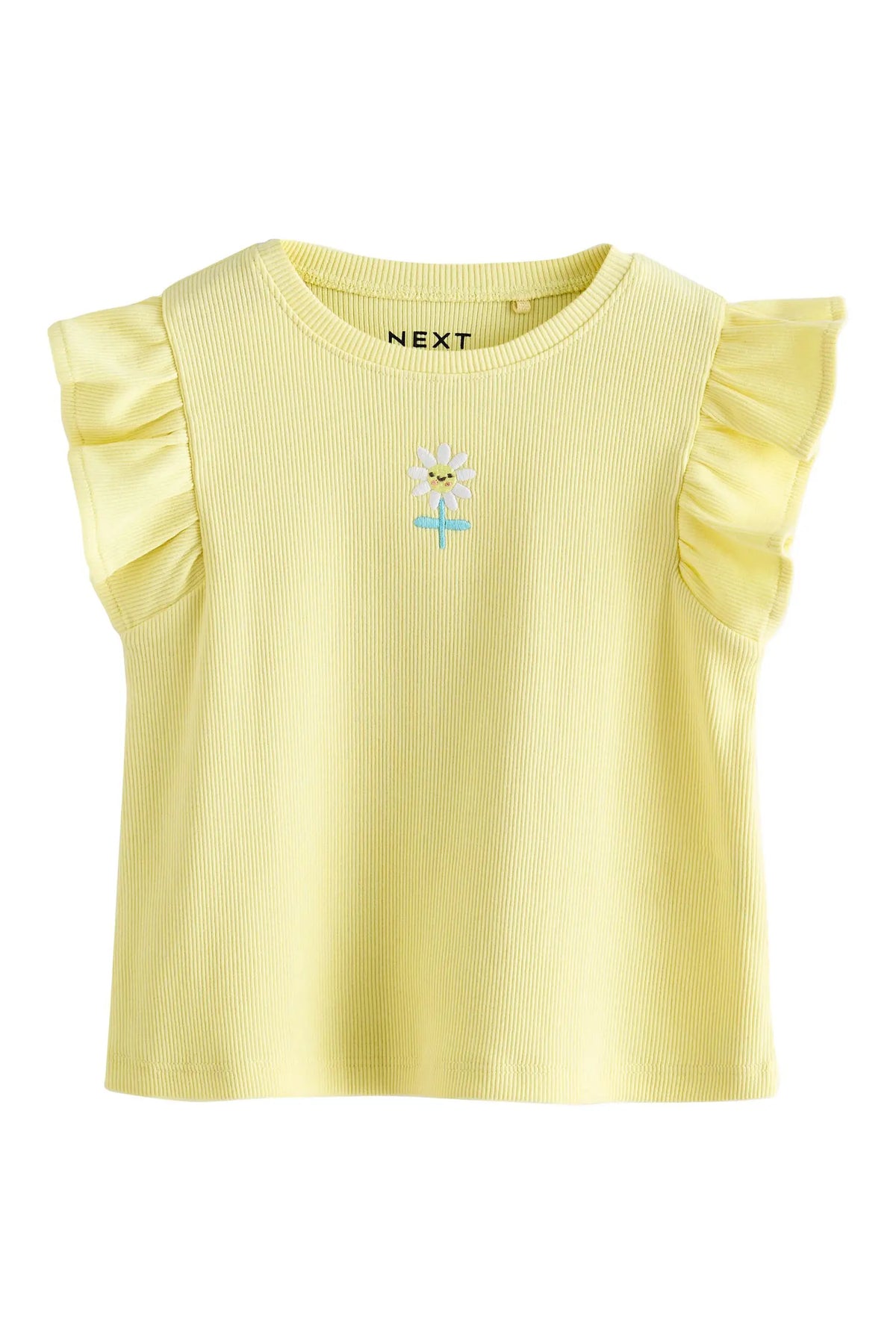 Camiseta Amarilla con margarita
