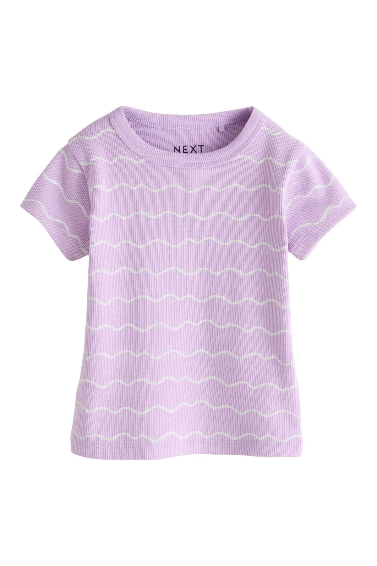 Camiseta Rayitas lilas
