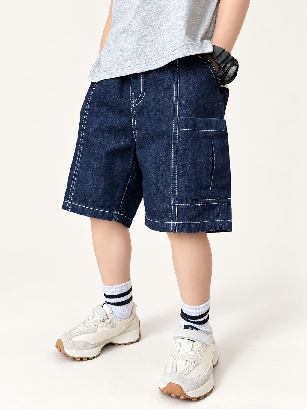 Short denim de niño