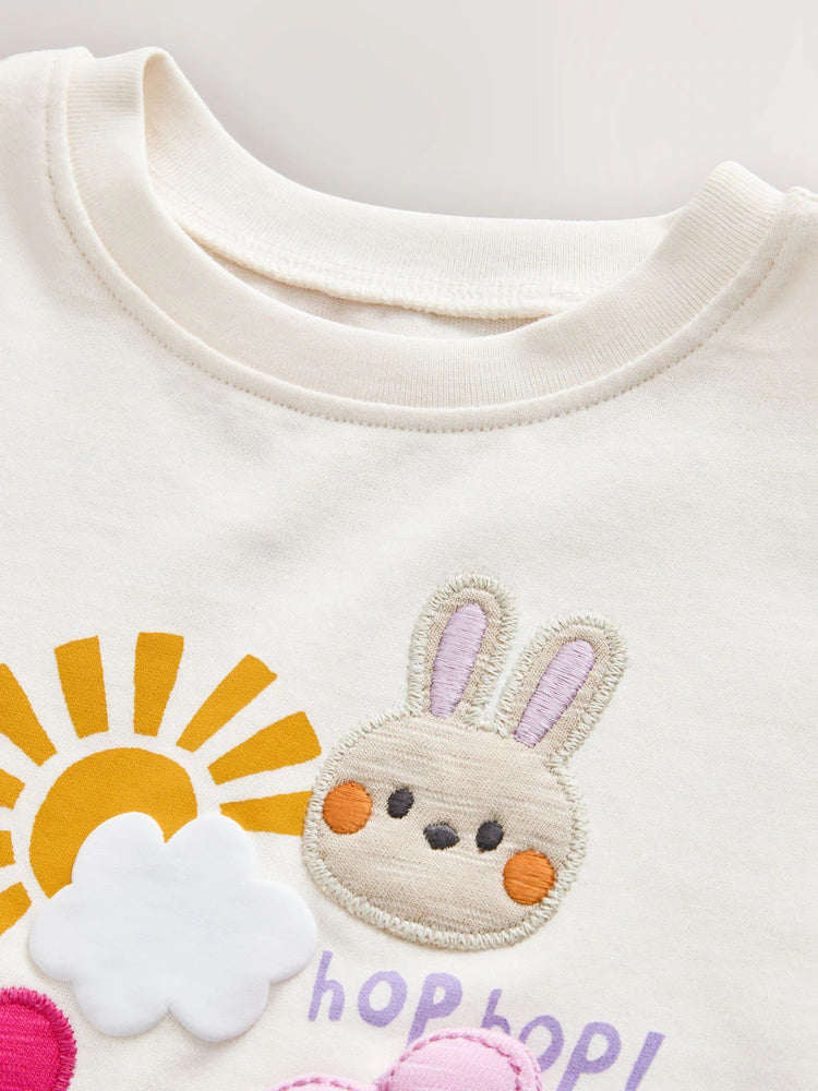 Camiseta Jardincito con relieve - Entrega inmediata