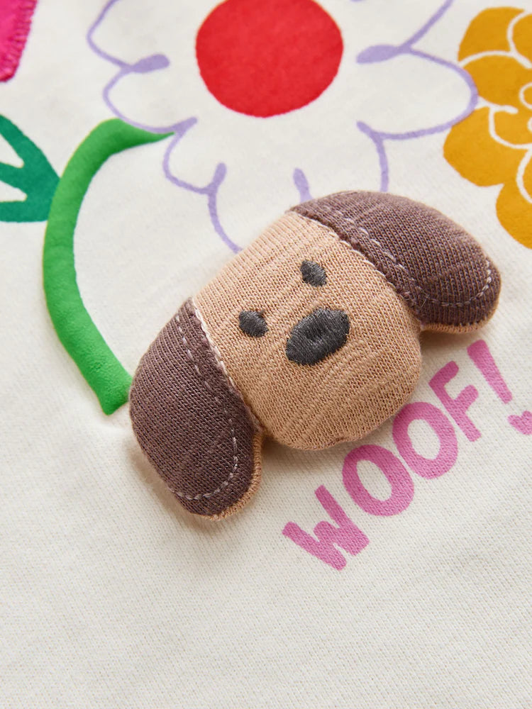 Camiseta Jardincito con relieve - Entrega inmediata