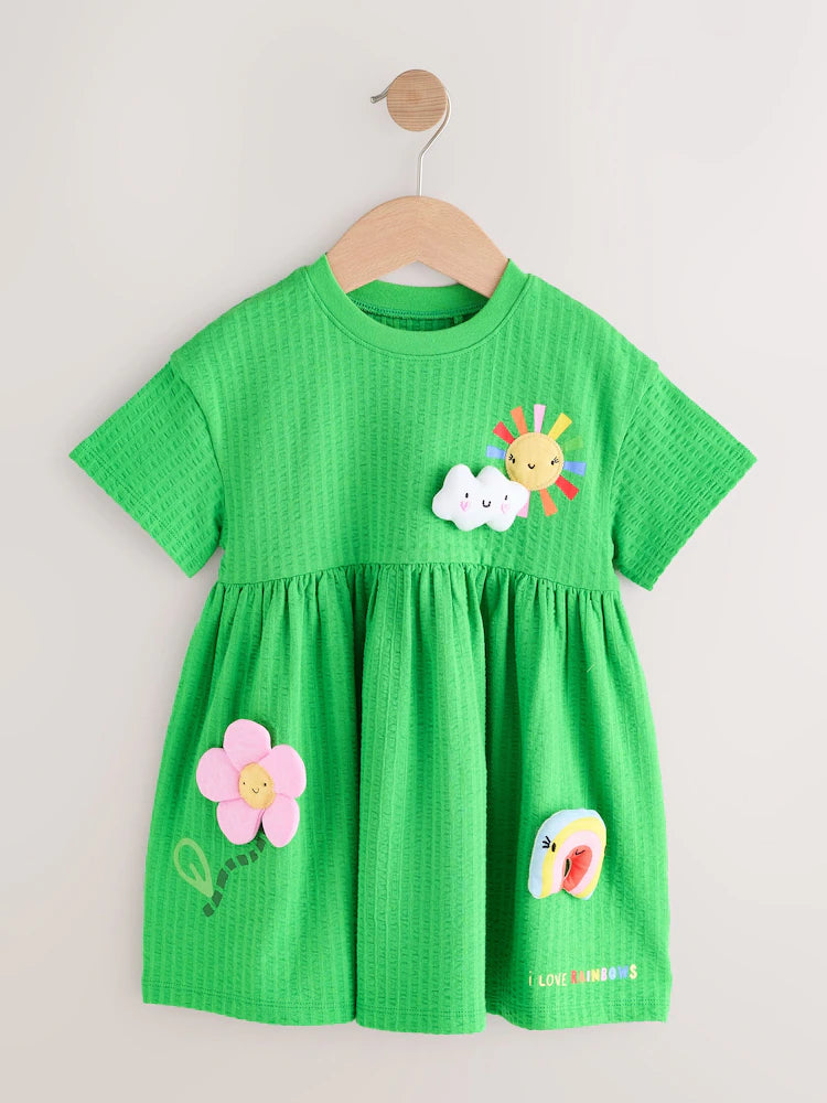 Vestido Arcoiris Verde - Entrega despues de 15 de Agosto