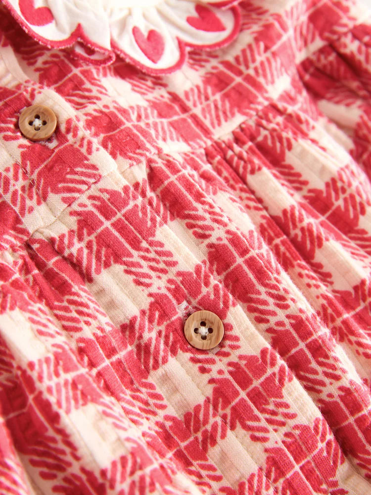 Vestido Cuadritos Rojos - Entrega Inmediata