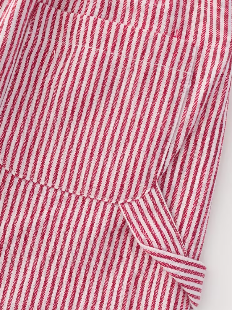Pantalón rayitas rojas