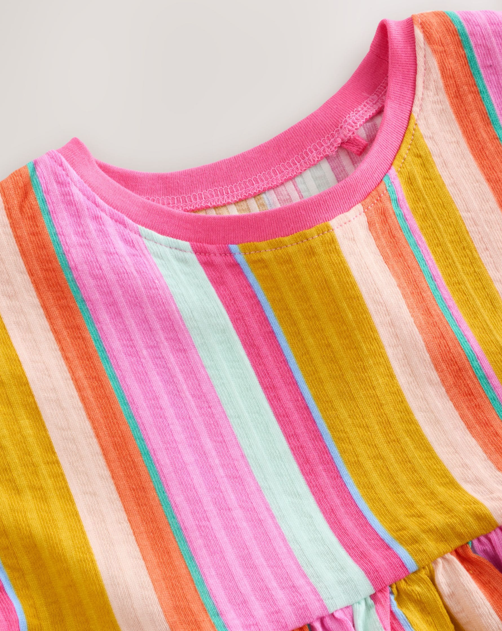 Vestido infantil Rainbow Stripes