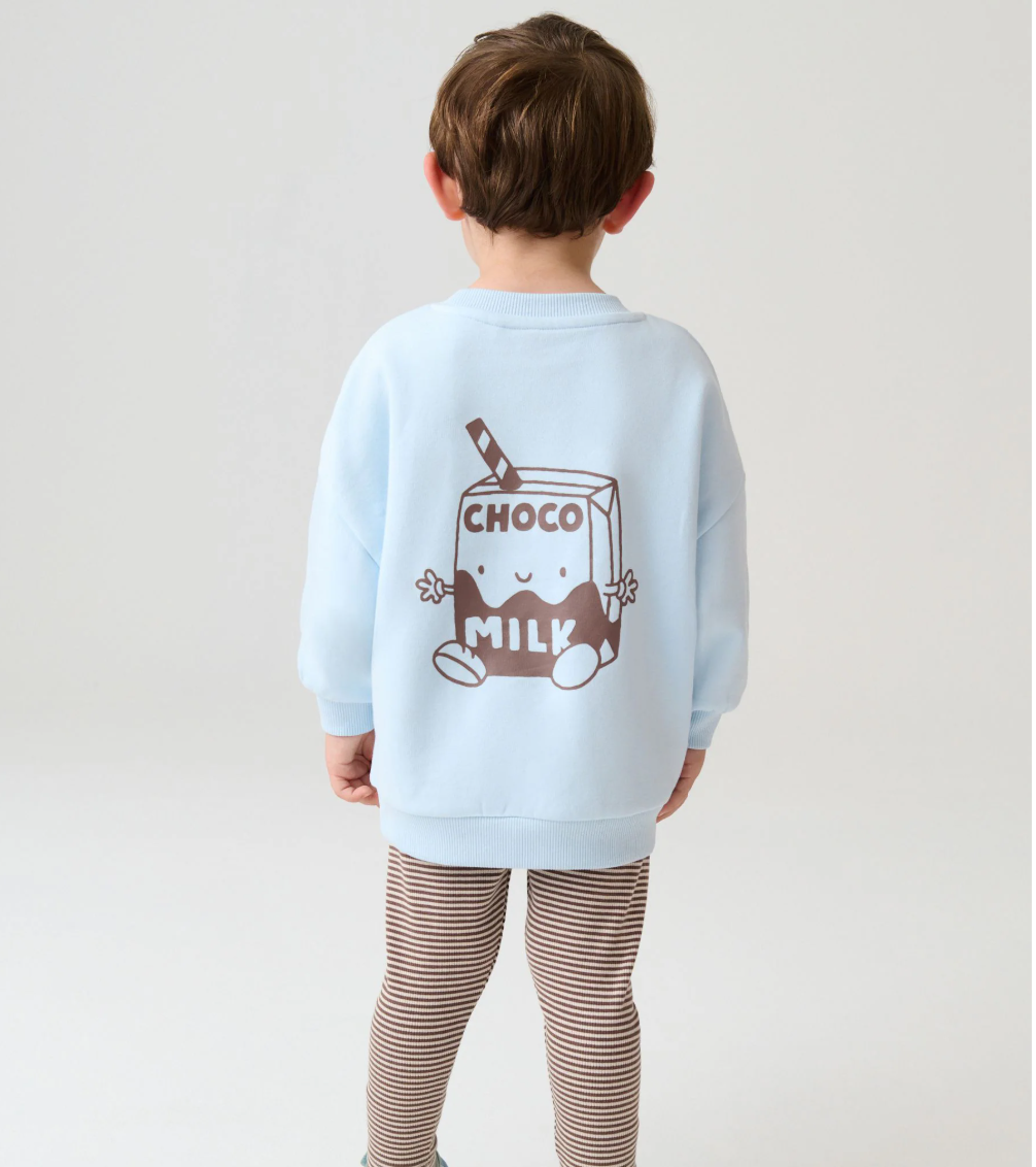 Conjunto infantil Choco Milk celeste
