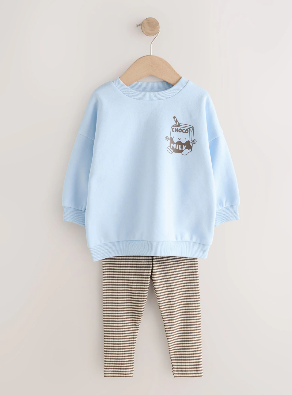 Conjunto infantil Choco Milk celeste