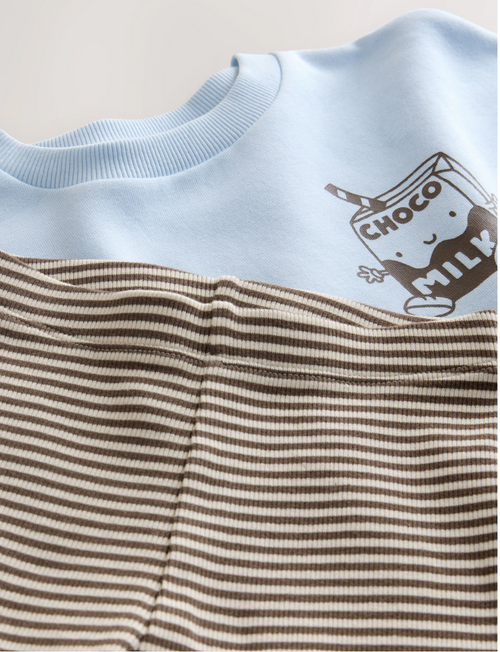 Conjunto infantil Choco Milk celeste