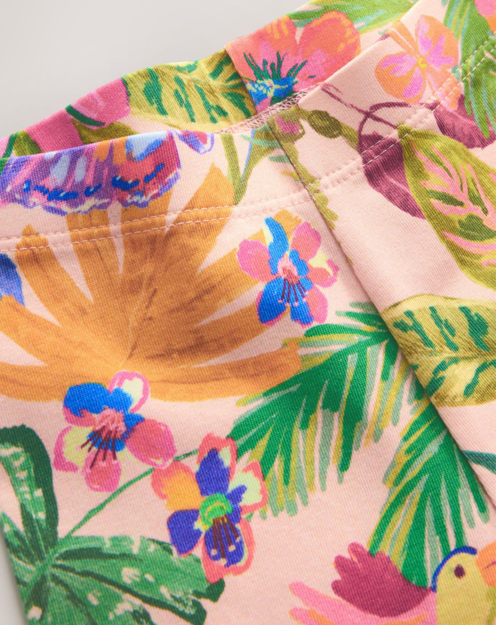 Legging corto infantil tropical