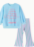 Set infantil Adventure con pantalón de rayas - Entrega Inmediata