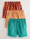 Set de 3 Shorts con cintura ajustable