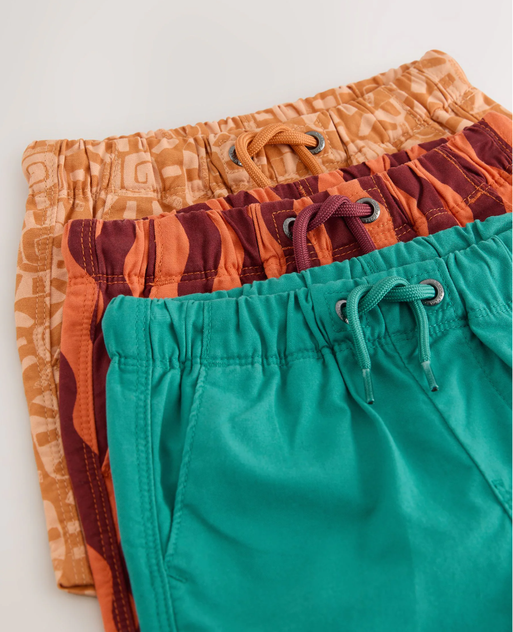 Set de 3 Shorts con cintura ajustable