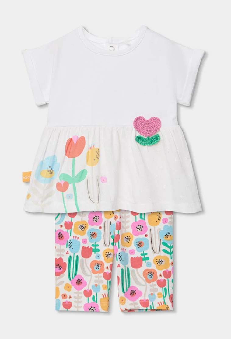 Conjunto infantil Jardín de Flores – Boboli - Entrega Inmediata