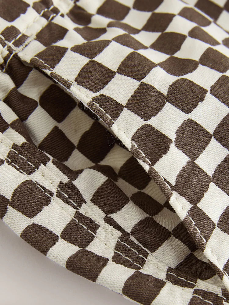 Short Cuadritos Café