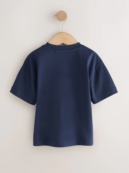 Camiseta Azul marino I Love Snacks