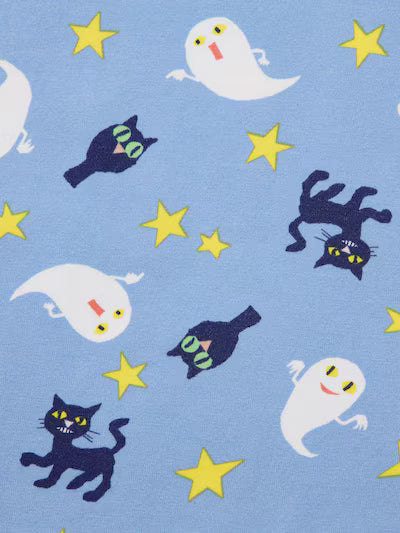 Pijama infantil Fantasmas y Estrellas - Entrega Inmediata