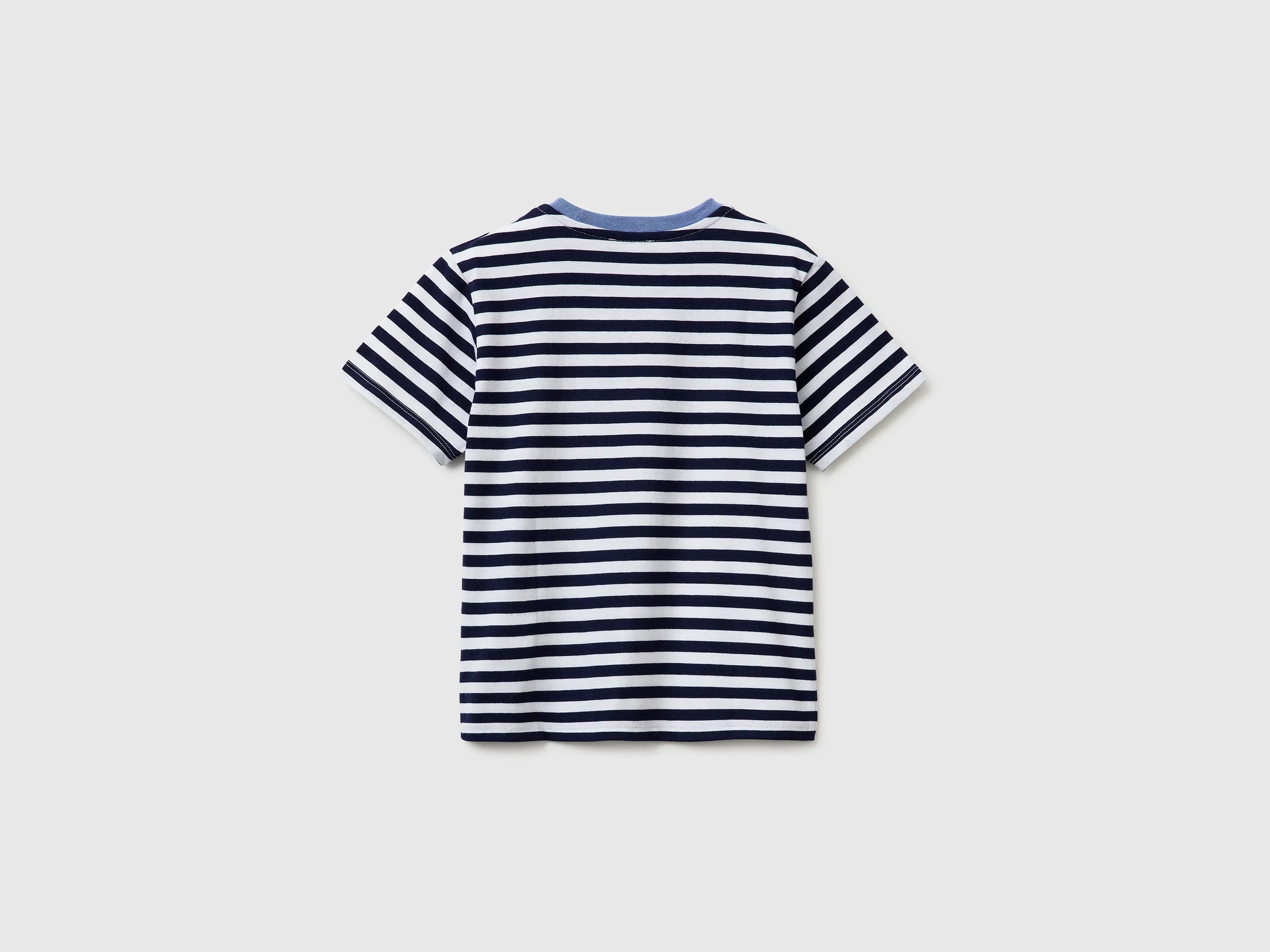 Camiseta infantil de rayas azul marino – United Colors of Benetton - Entrega Inmediata
